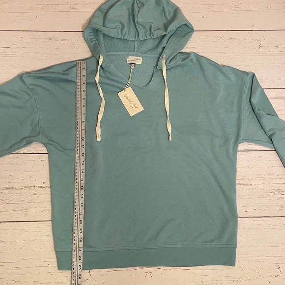 Universal Thread Aqua Blue Beach-Style Hoodie Sweatshirt, size XL, NWT - Picture 13 of 13